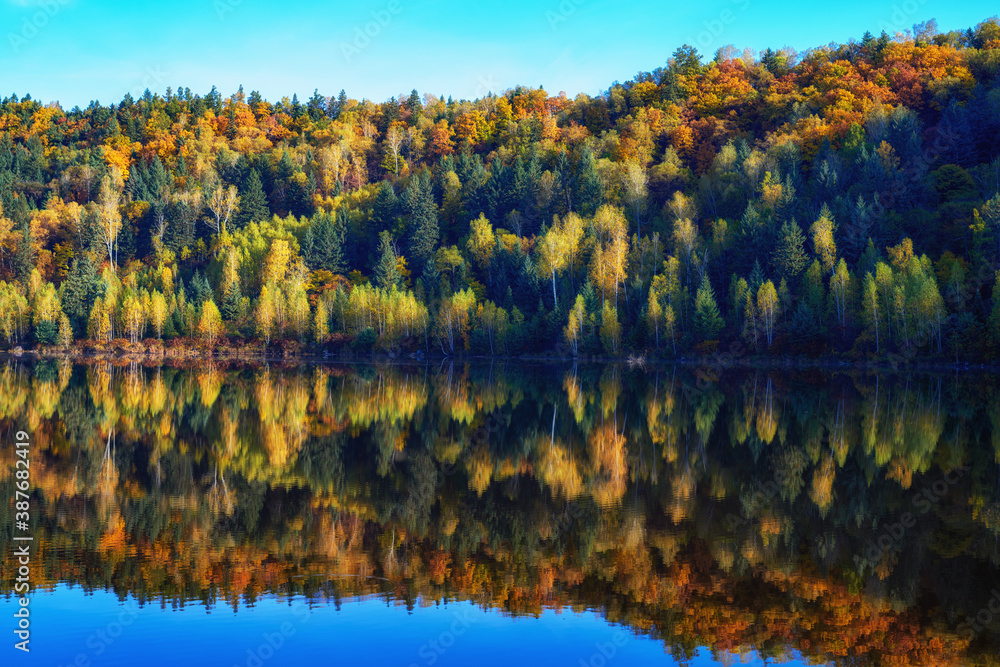 The autumn landscape of Singanense of China.