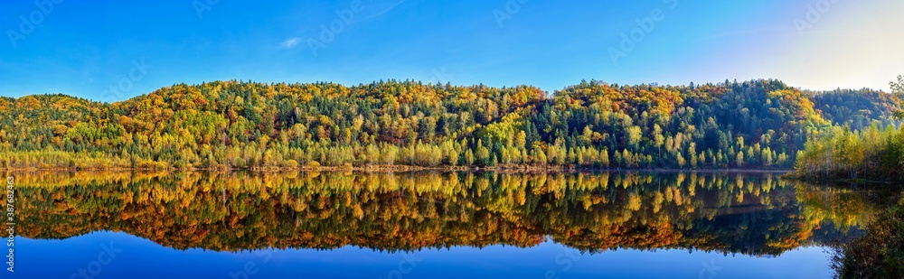 The autumn landscape of Singanense of China.