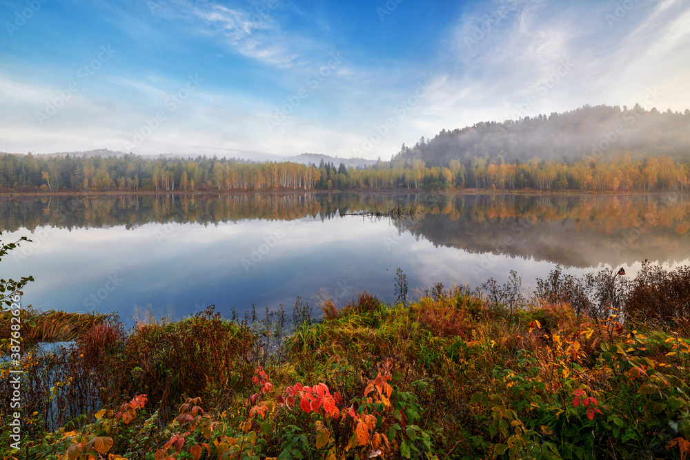 The autumn landscape of Singanense of China.