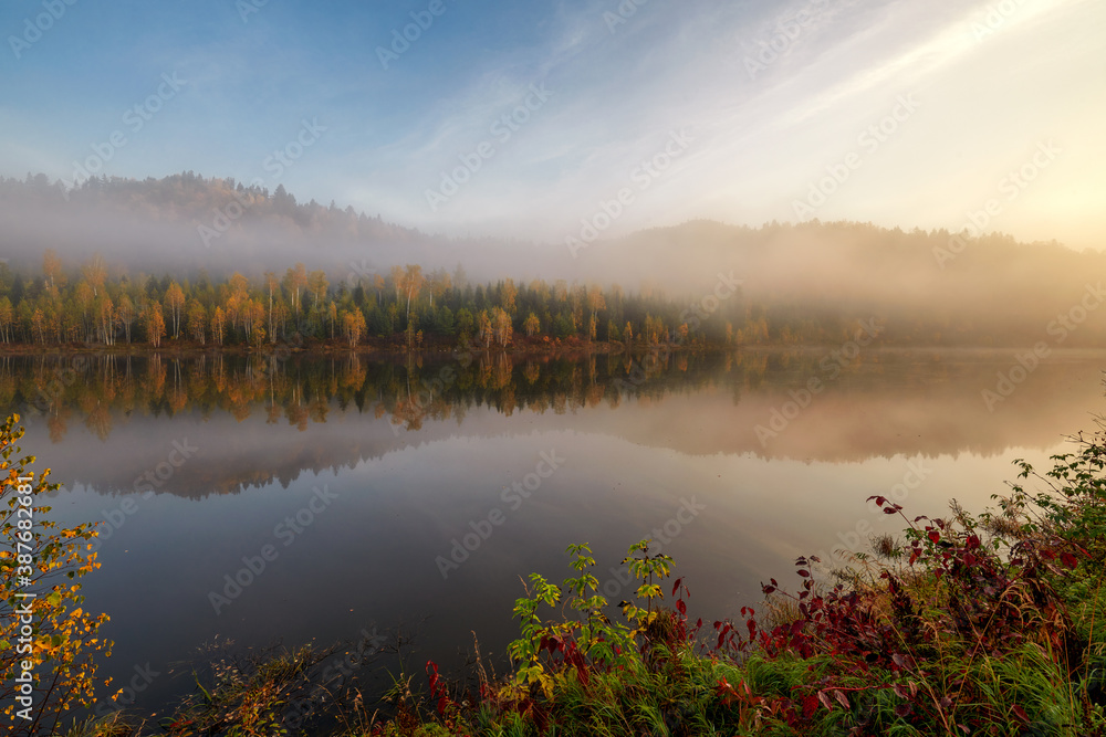 The autumn landscape of Singanense of China.