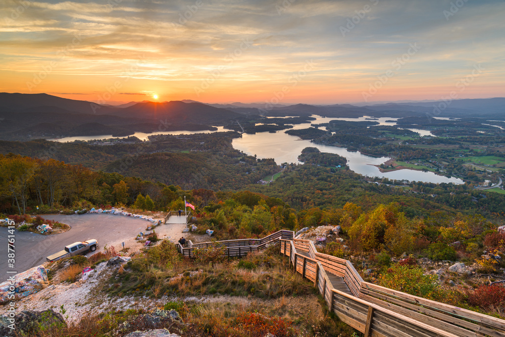 Hiawassee, Georgia, USA in Early Autumn