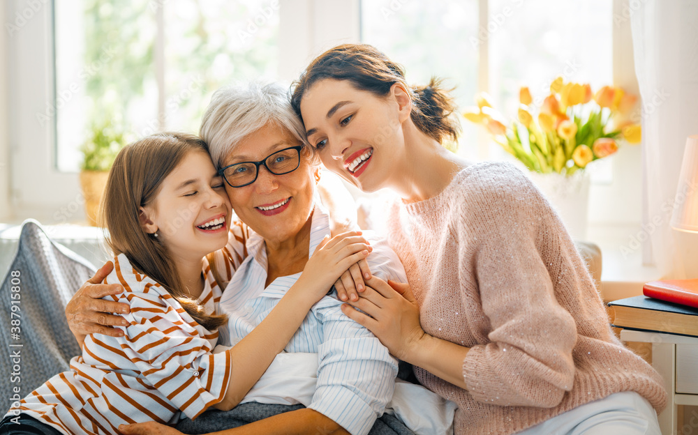 family spending time together