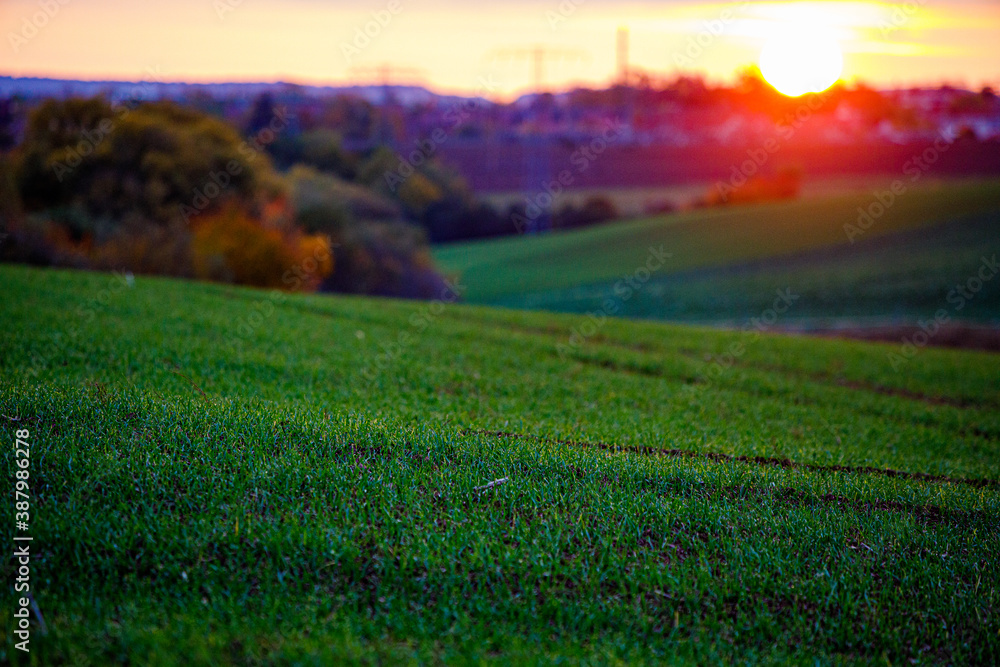 Sonnenaufgang in der Natur