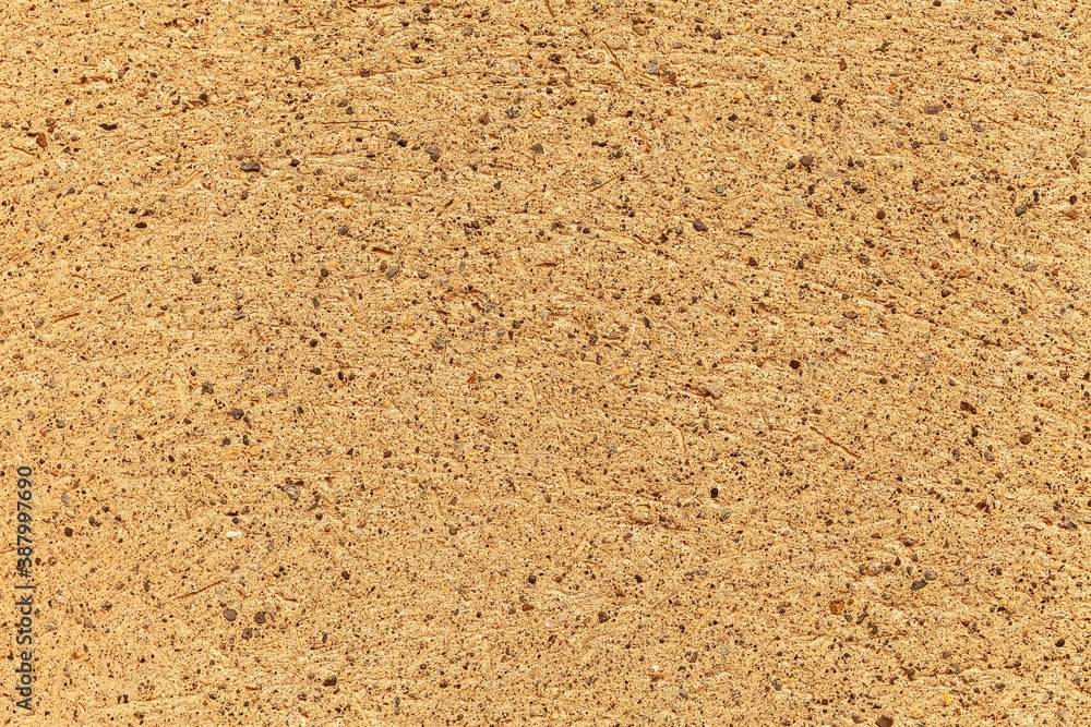 Brown sandstone floor tile texture and seamless background