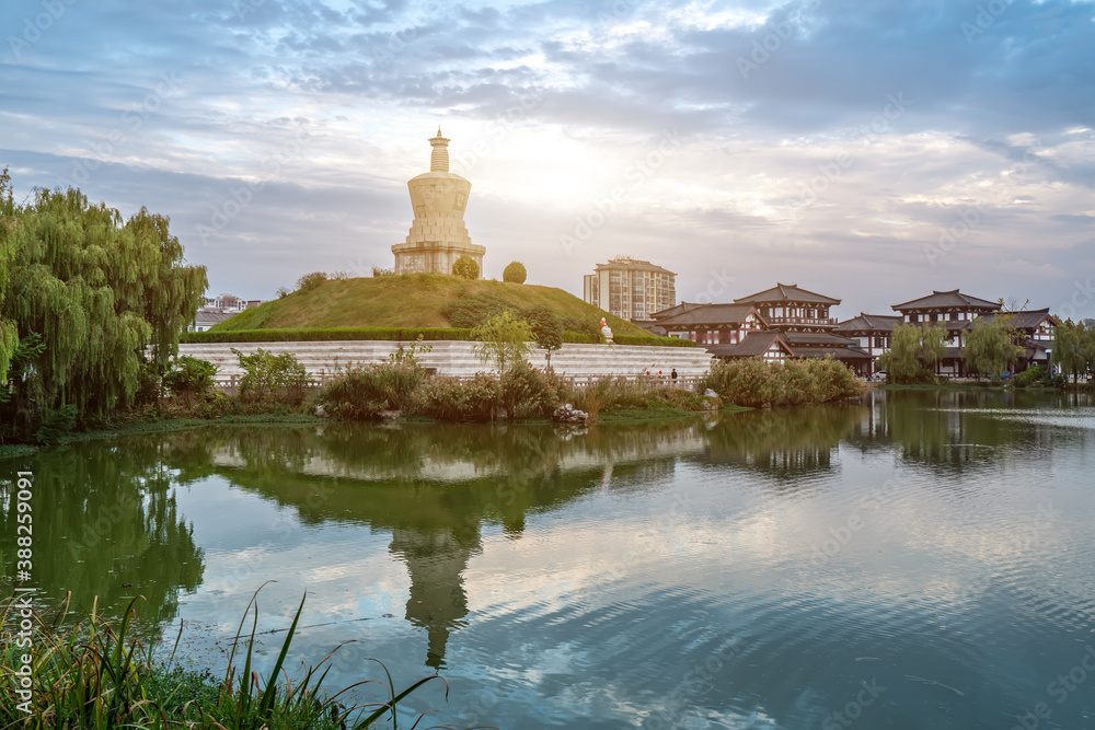 Landscape of Suqian Xiang Wangs hometown