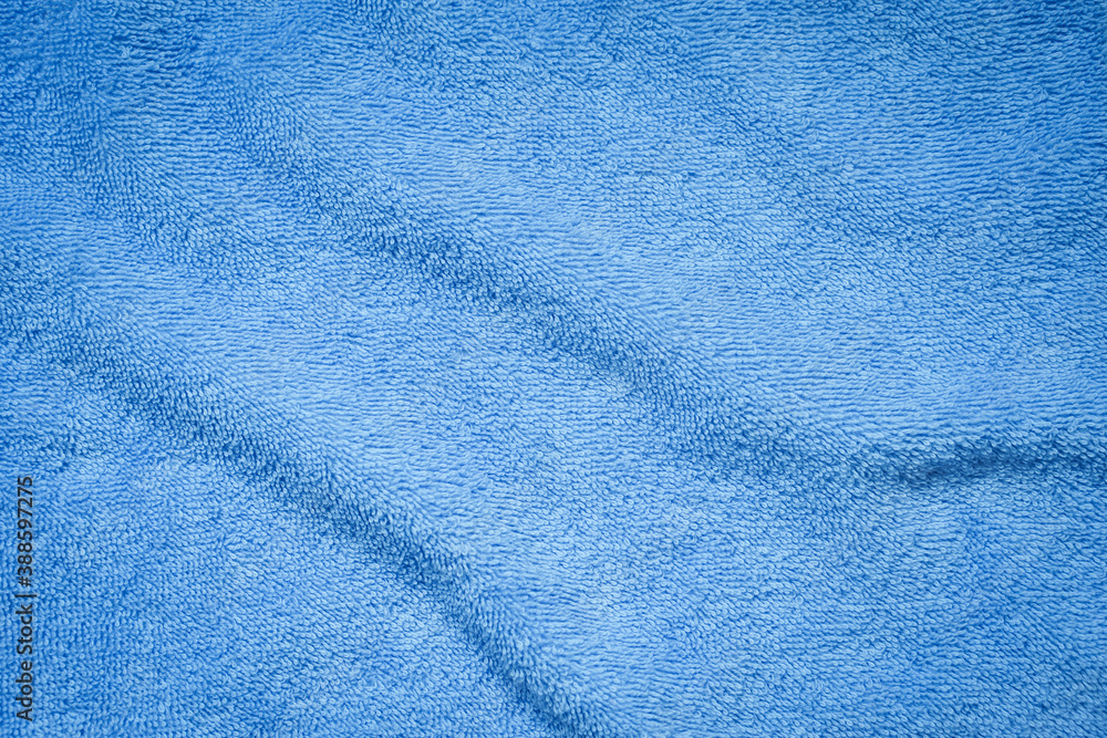 blue pastel towel texture for background