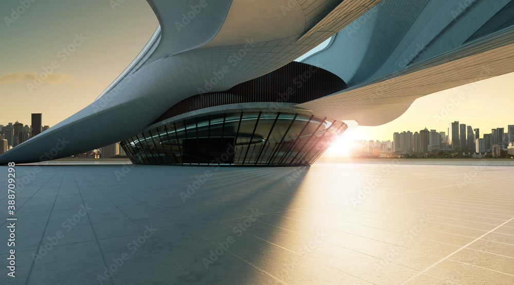 3D rendering futuristic architecture