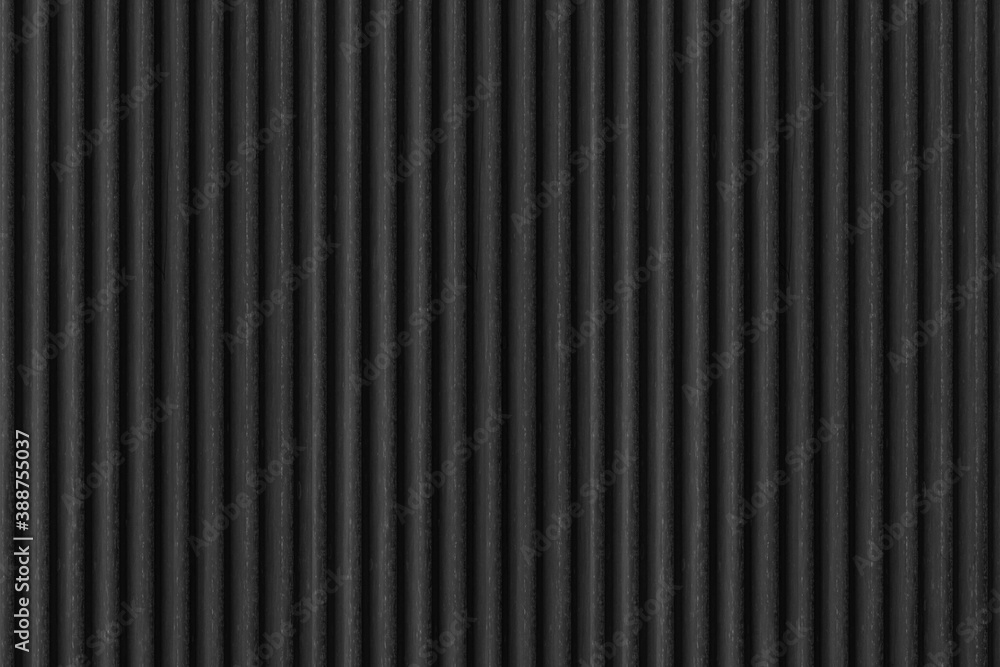 Black Corrugated metal background and texture surface or galvanize steel