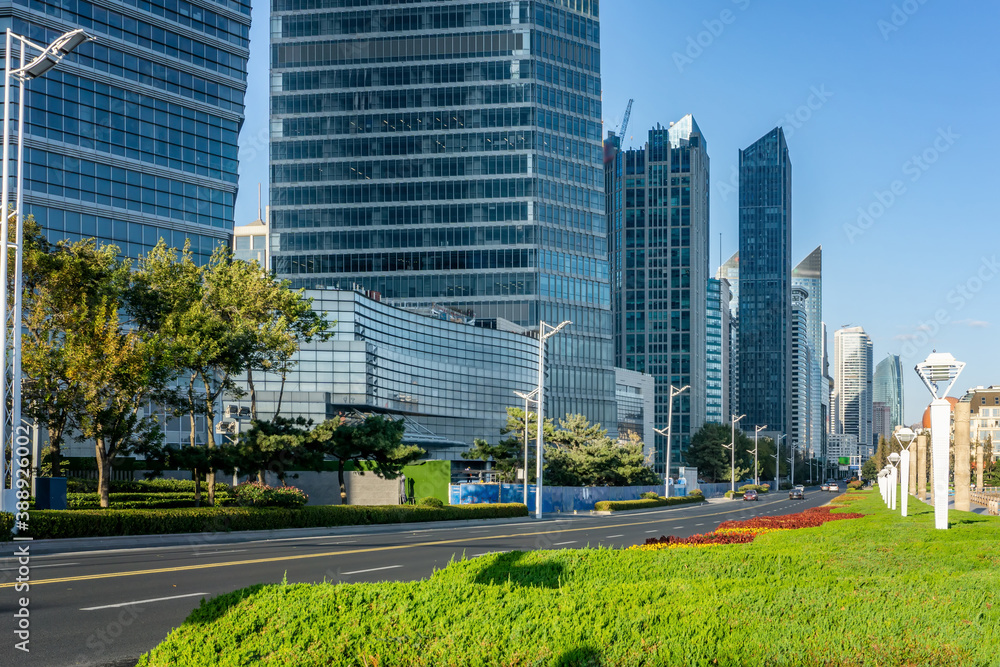 青岛城市现代建筑景观