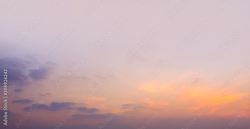 Beautiful colors sunset clouds sky background