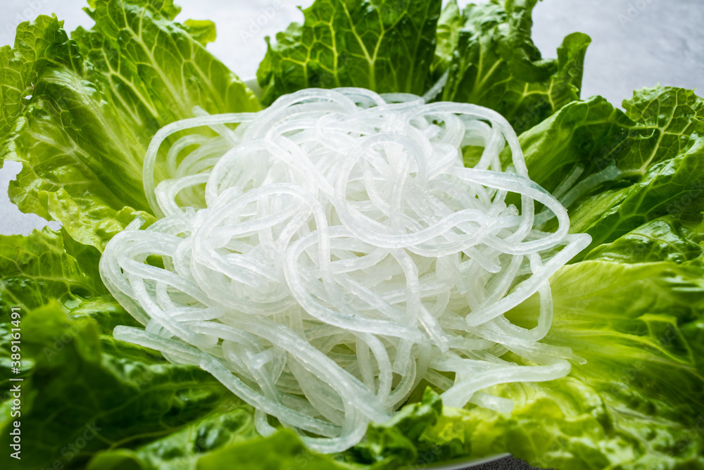 A bowl of potato vermicelli