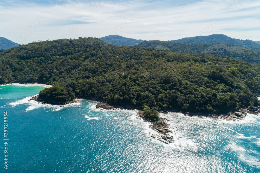 Landscape nature scenery view of Beautiful tropical sea with Sea coast view in summer season image b