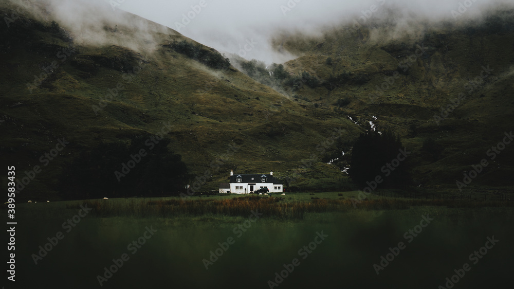 Cottage at Glen Etive, Scotland