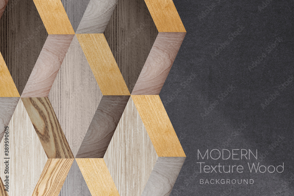 Modern textured wood background vector