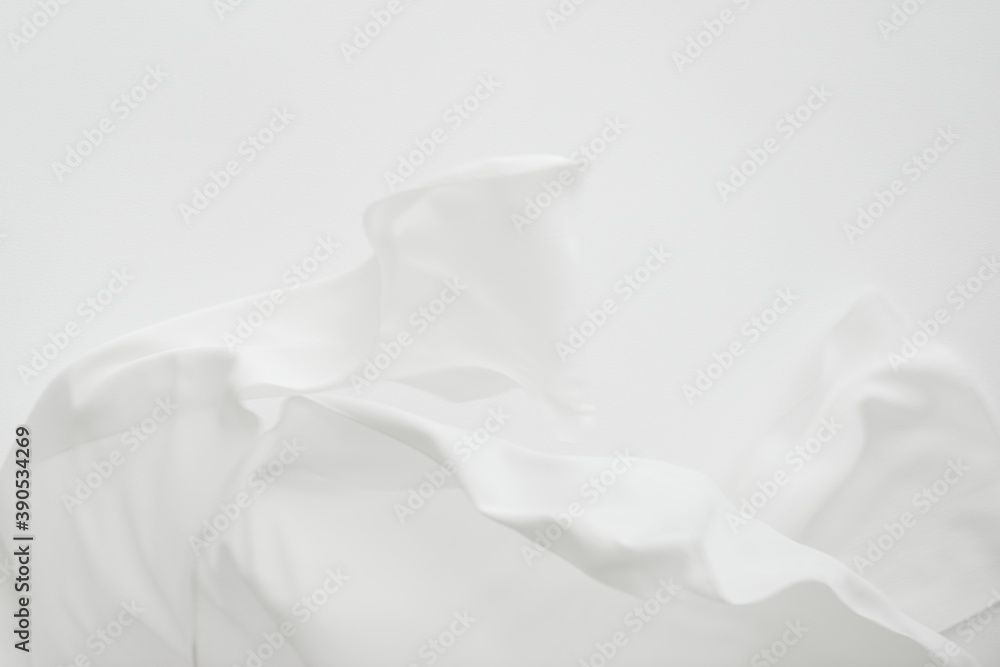 White fabric texture background design element