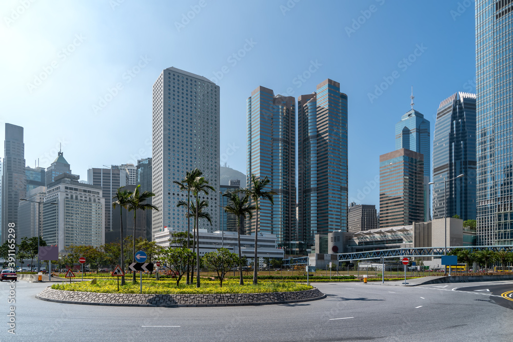 香港现代城市建筑景观