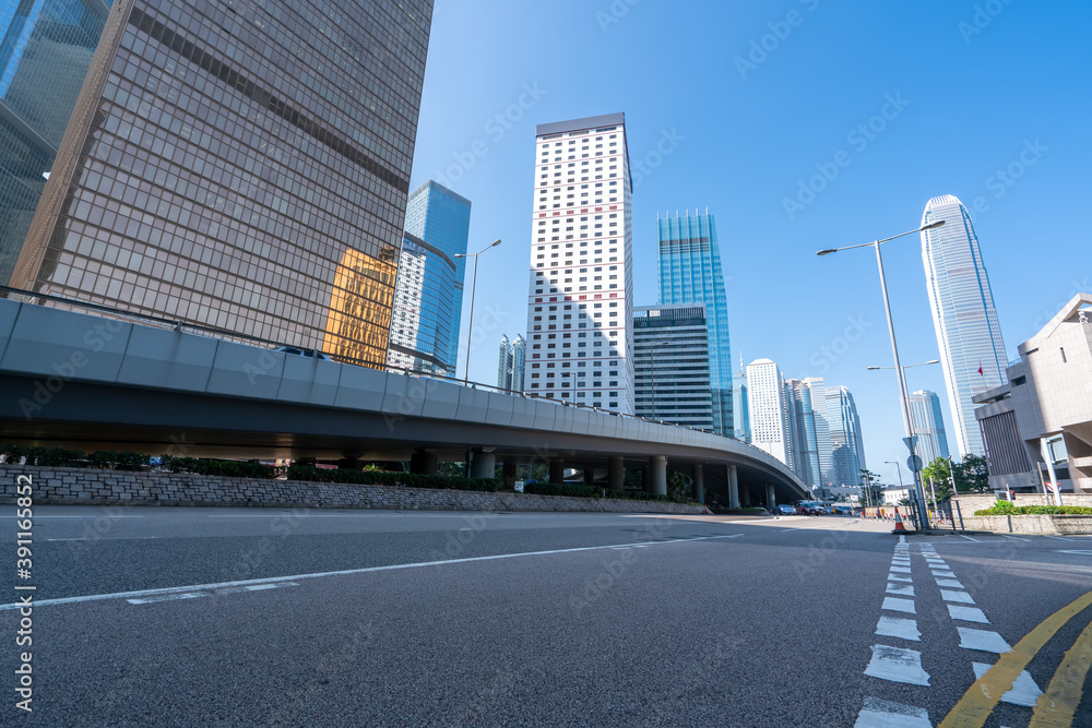 香港现代城市建筑景观