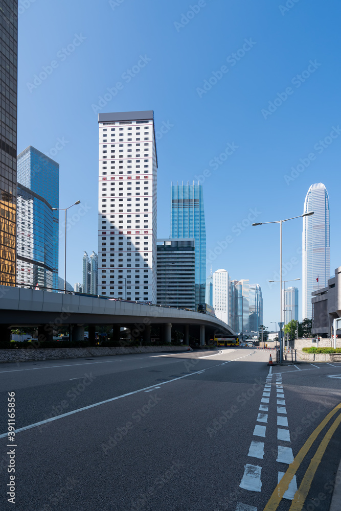 香港现代城市建筑景观