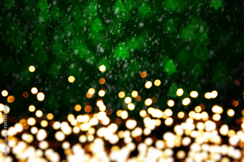 Christmas and New Year background .