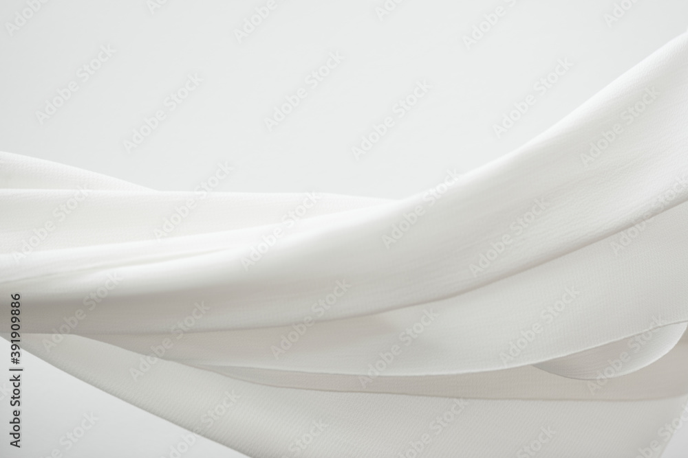 White fabric texture background design element