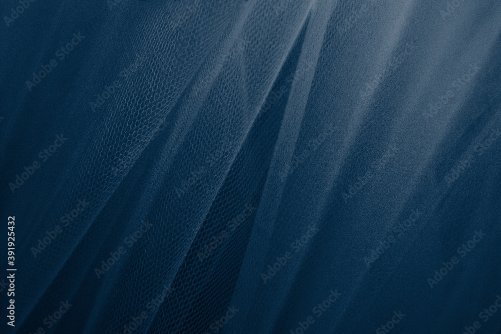 Blue sheer fabric texture