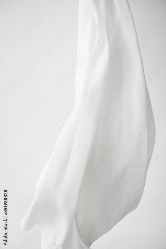 White fabric texture background design element