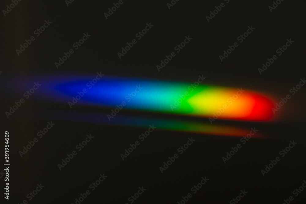 Light leak effect on a black background wallpaper