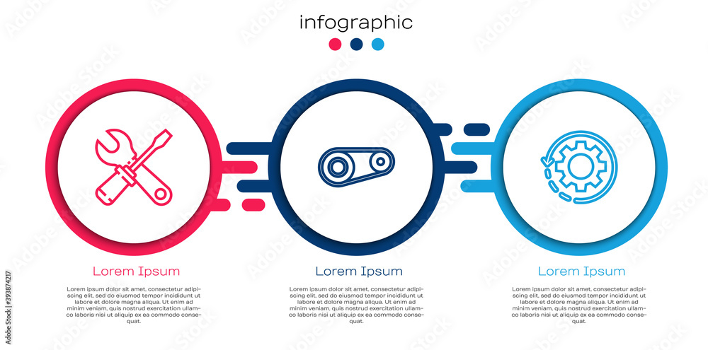 将线螺丝刀和扳手、正时皮带套件和齿轮箭头设置为工作流程。商业信息