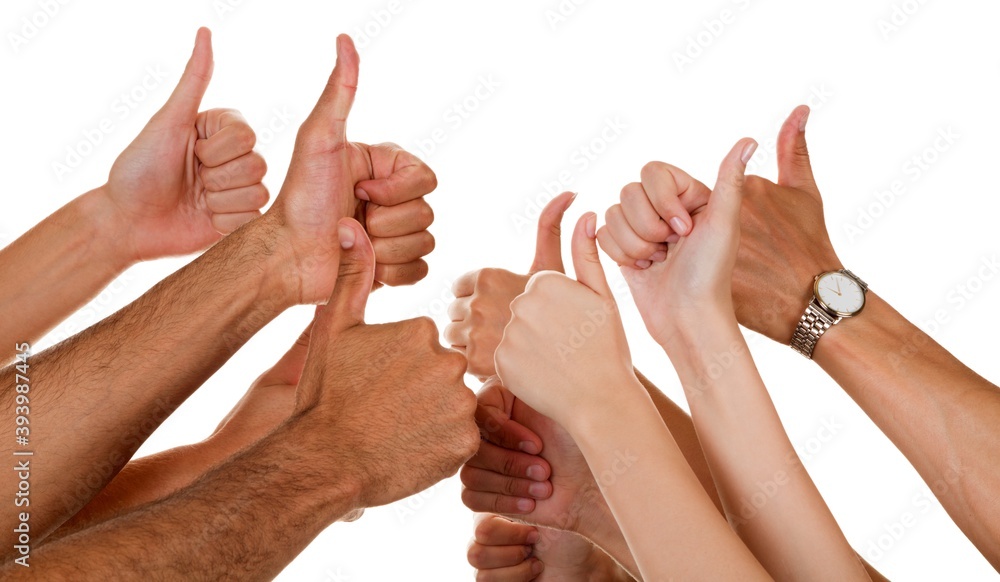 Hands Showing Thumbs Up