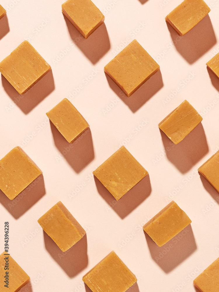 caramel candies pattern