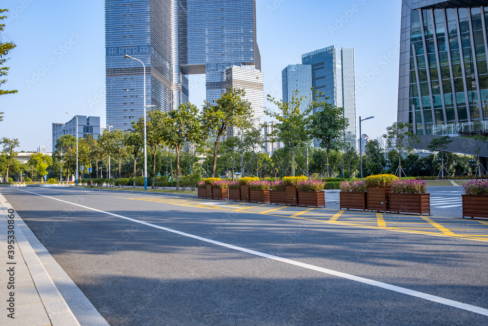 Cityscape of Guangzhou Nansha Free Trade Zone