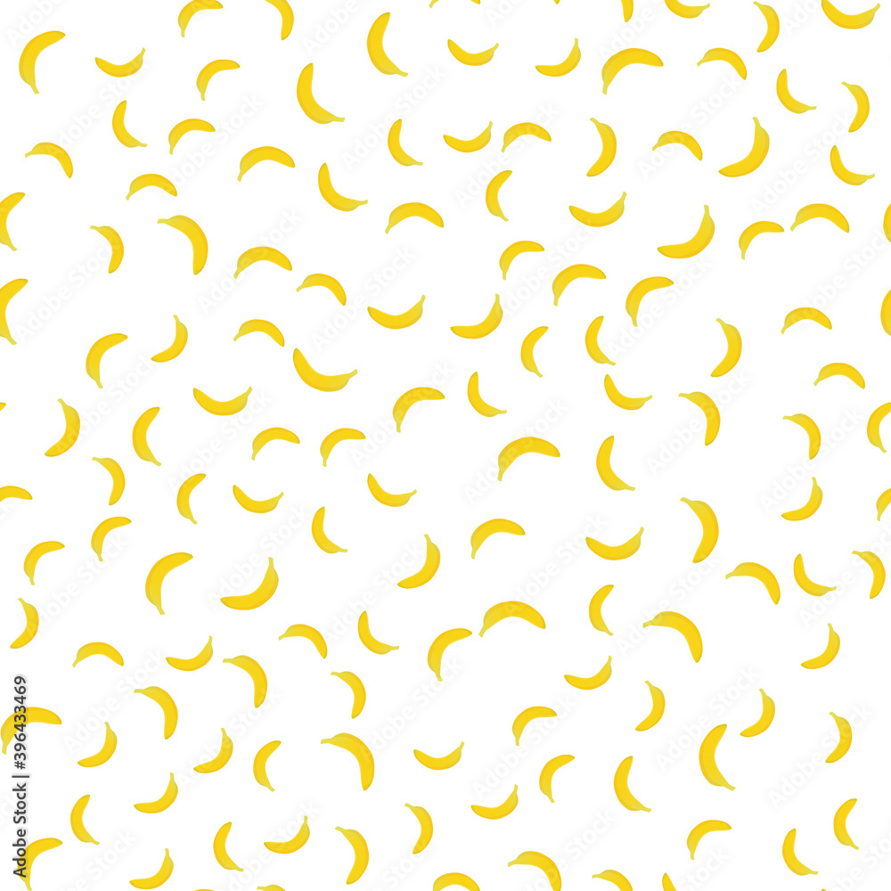 Banana Seamless Pattern Background Vector Illustration