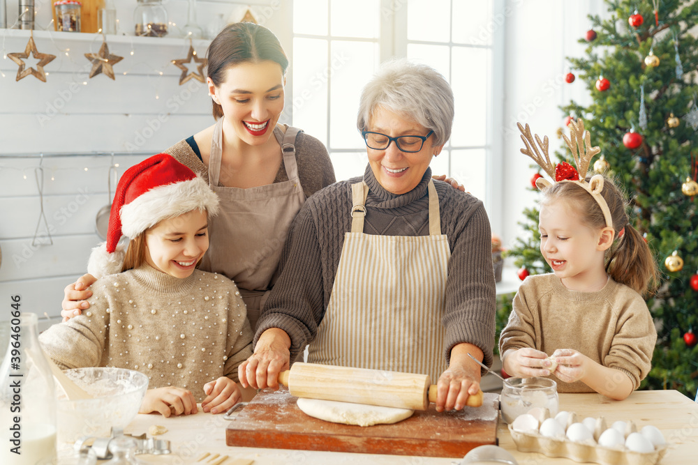 Cooking Christmas food