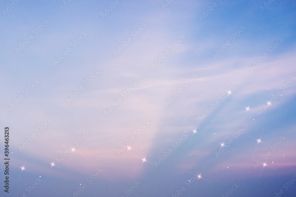 Blue starry sky pattern sparkle image background