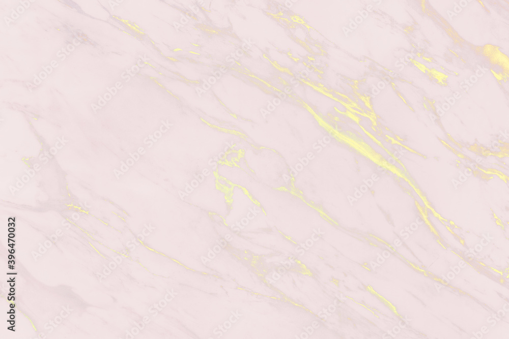 Pink with yellow scratches marble surface