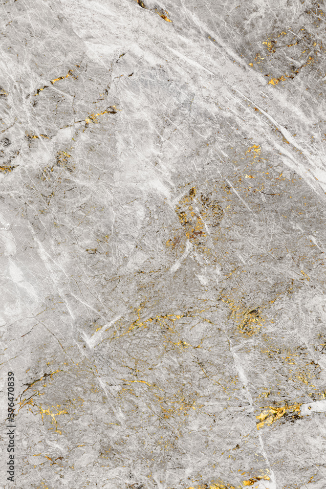 Gray and gold marble textured background