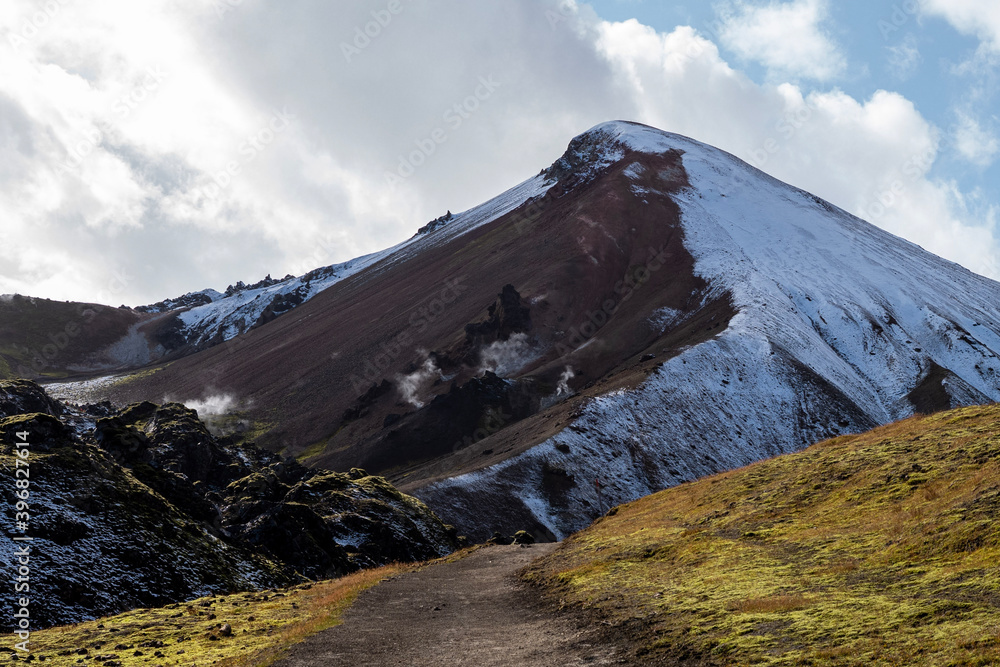 landscape with snow