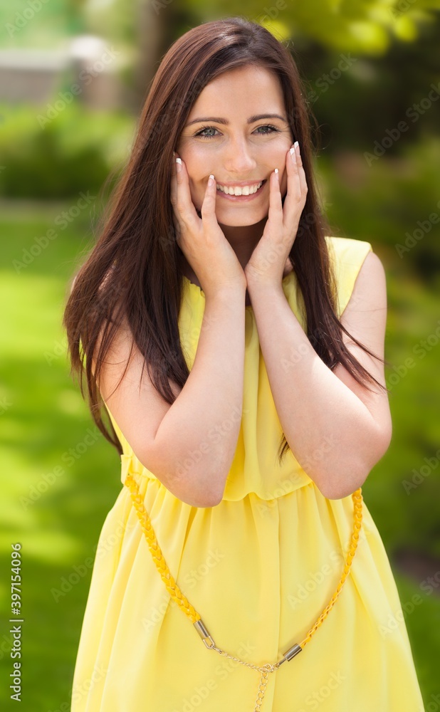 Portrait of a Smiling Woman