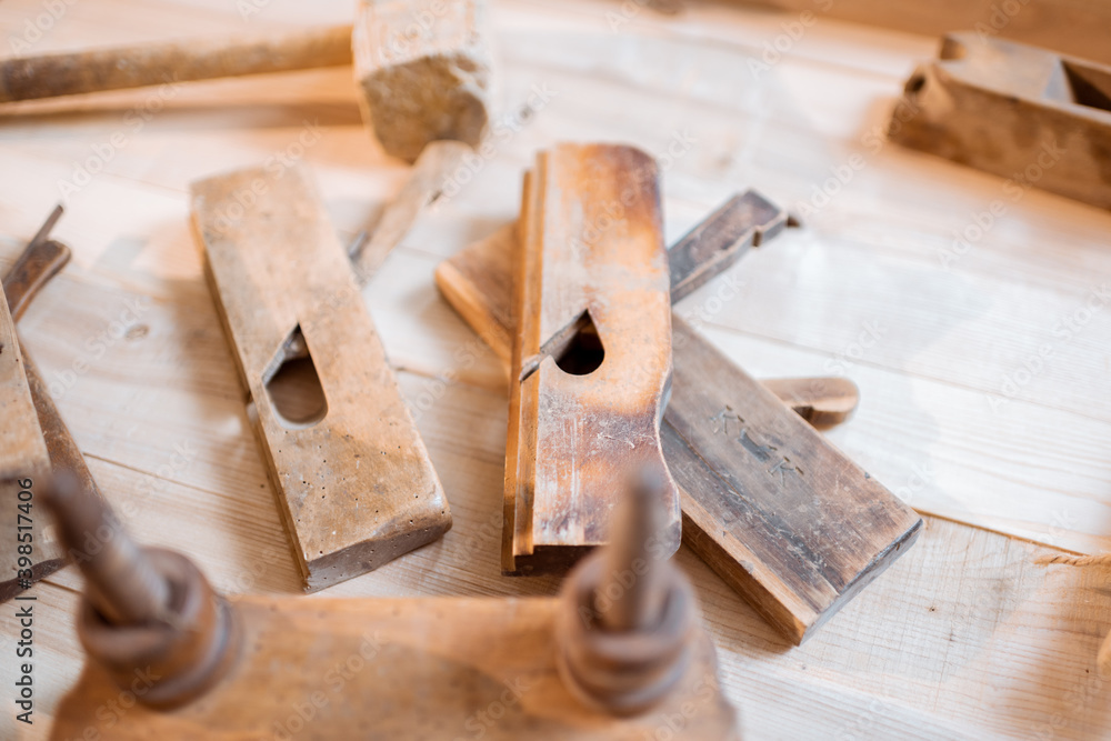 Planes on the workbench