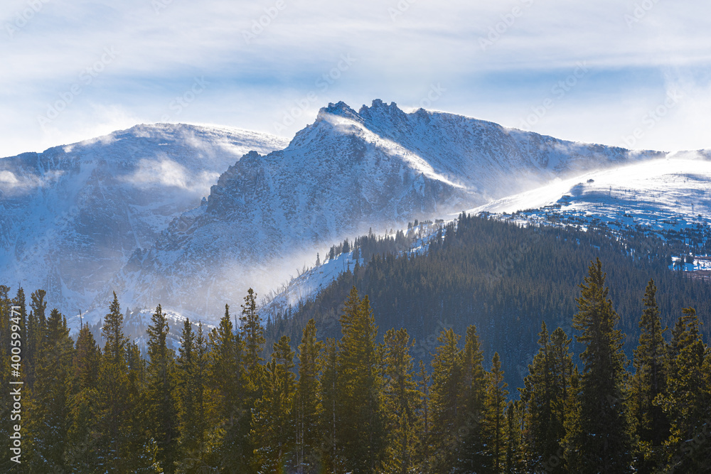 冬天的雪山