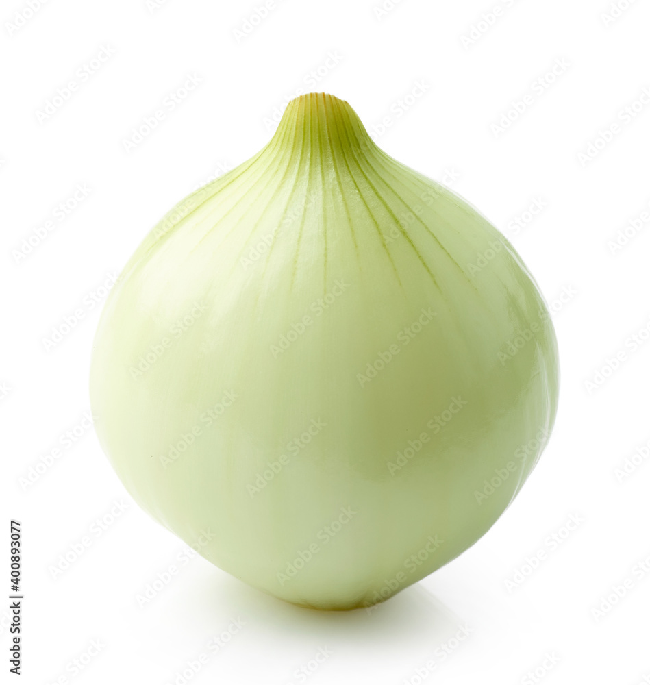 fresh raw peeled onion