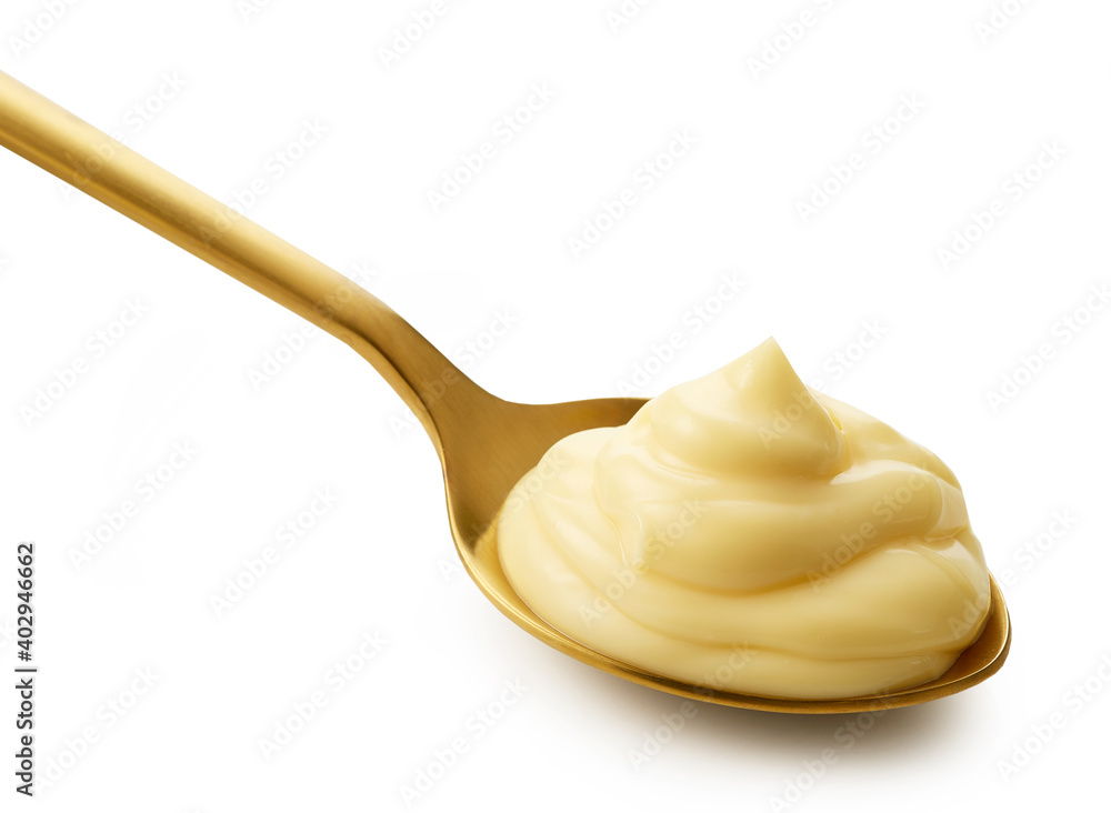 spoon of mayonnaise