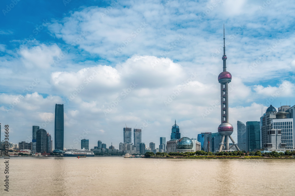 Shanghai Lujiazui Financial District Office Building