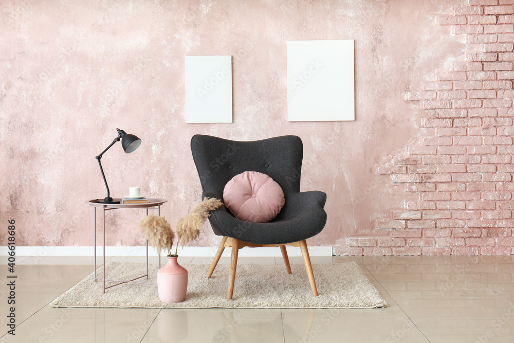 Interior of modern living room