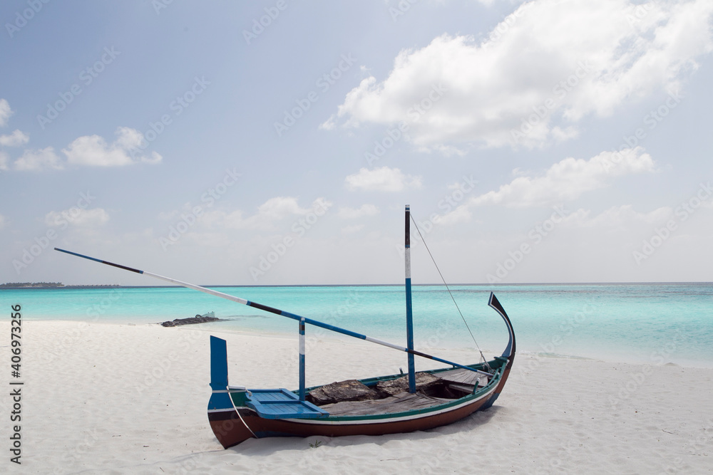 Portrait of Maldives Beach