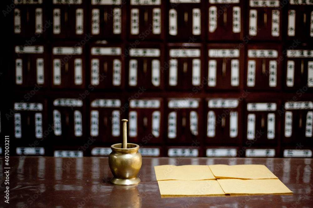 Drugstore medicine cabinets close-up