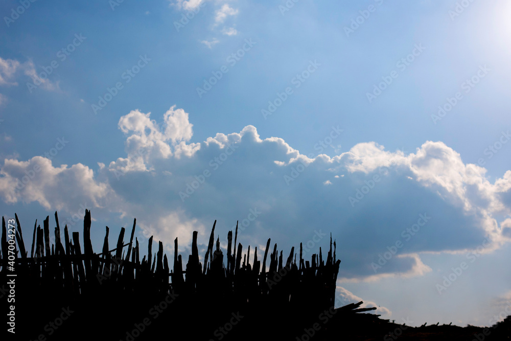 Portrait of Sky and clouds