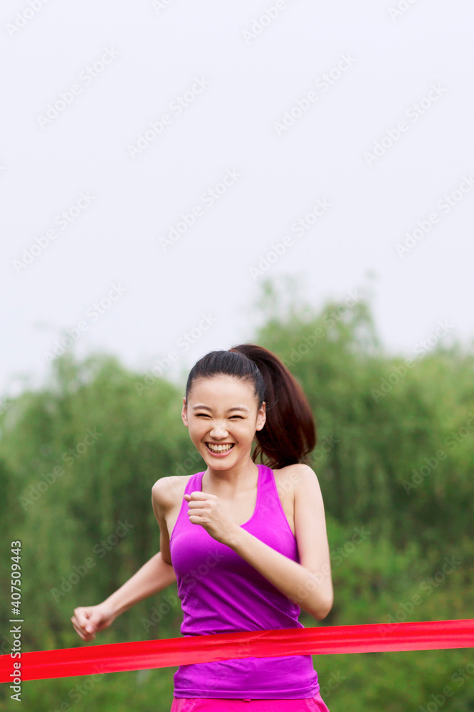 Young women to cross the finish line