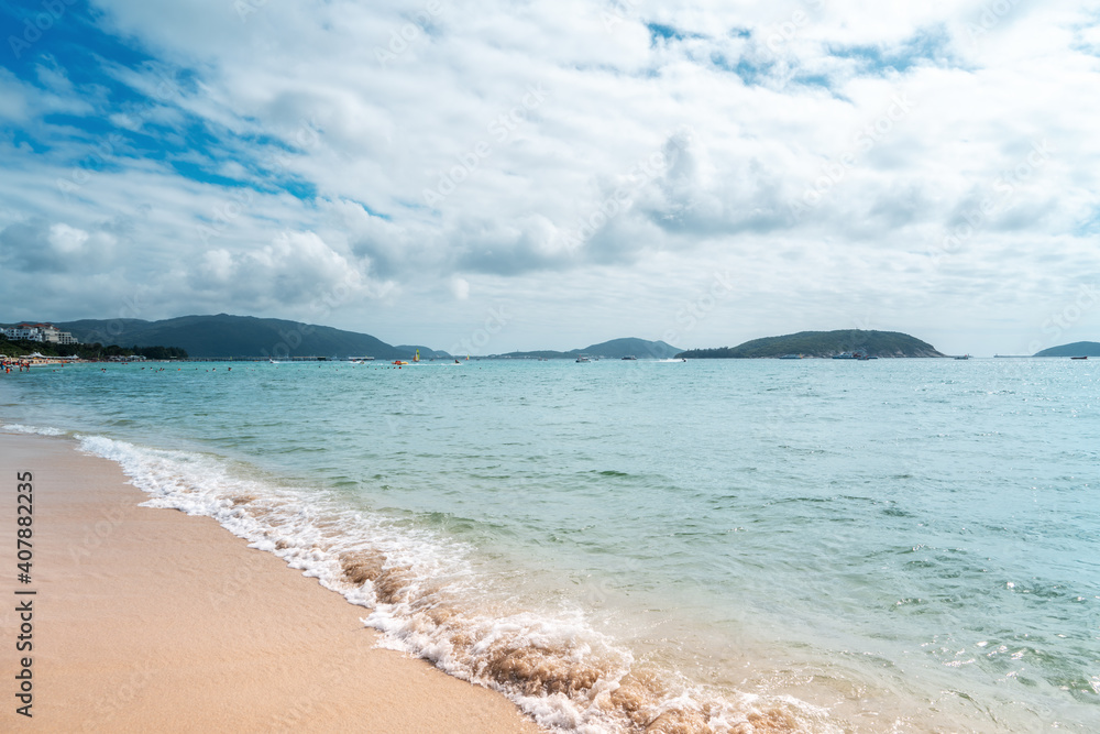 Coastline scenery of Sanya, China