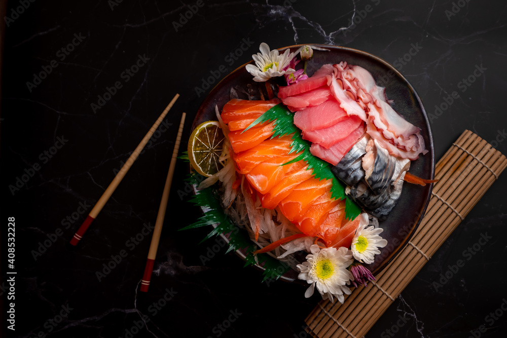 日本生鱼片套餐